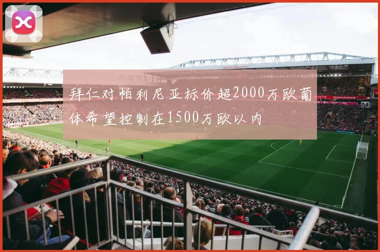 拜仁对帕利尼亚标价超2000万欧葡体希望控制在1500万欧以内